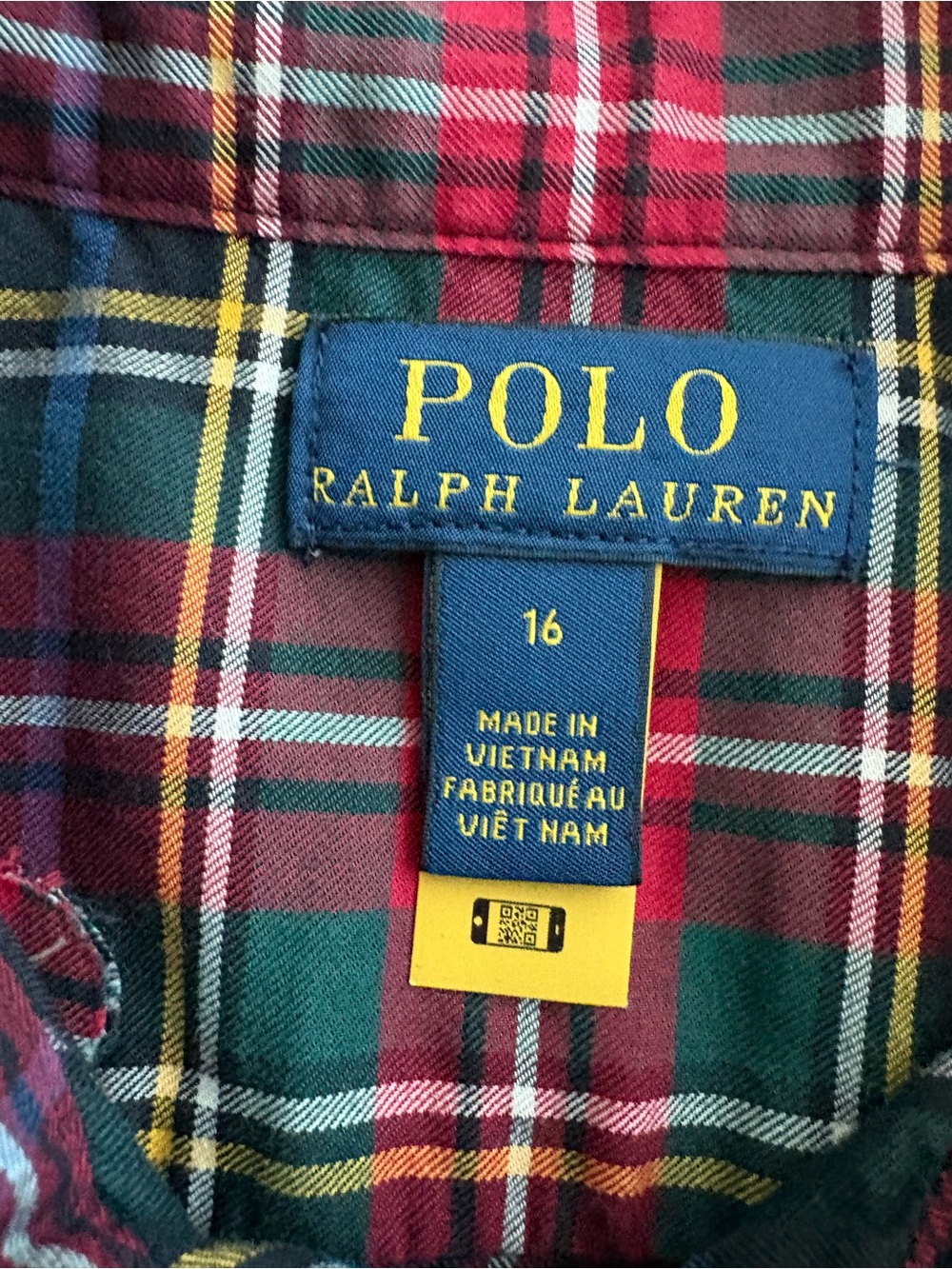 Polo Ralph Lauren Girls 16 Tartan Plaid Belted Shirt Dress - Picture 10 of 11